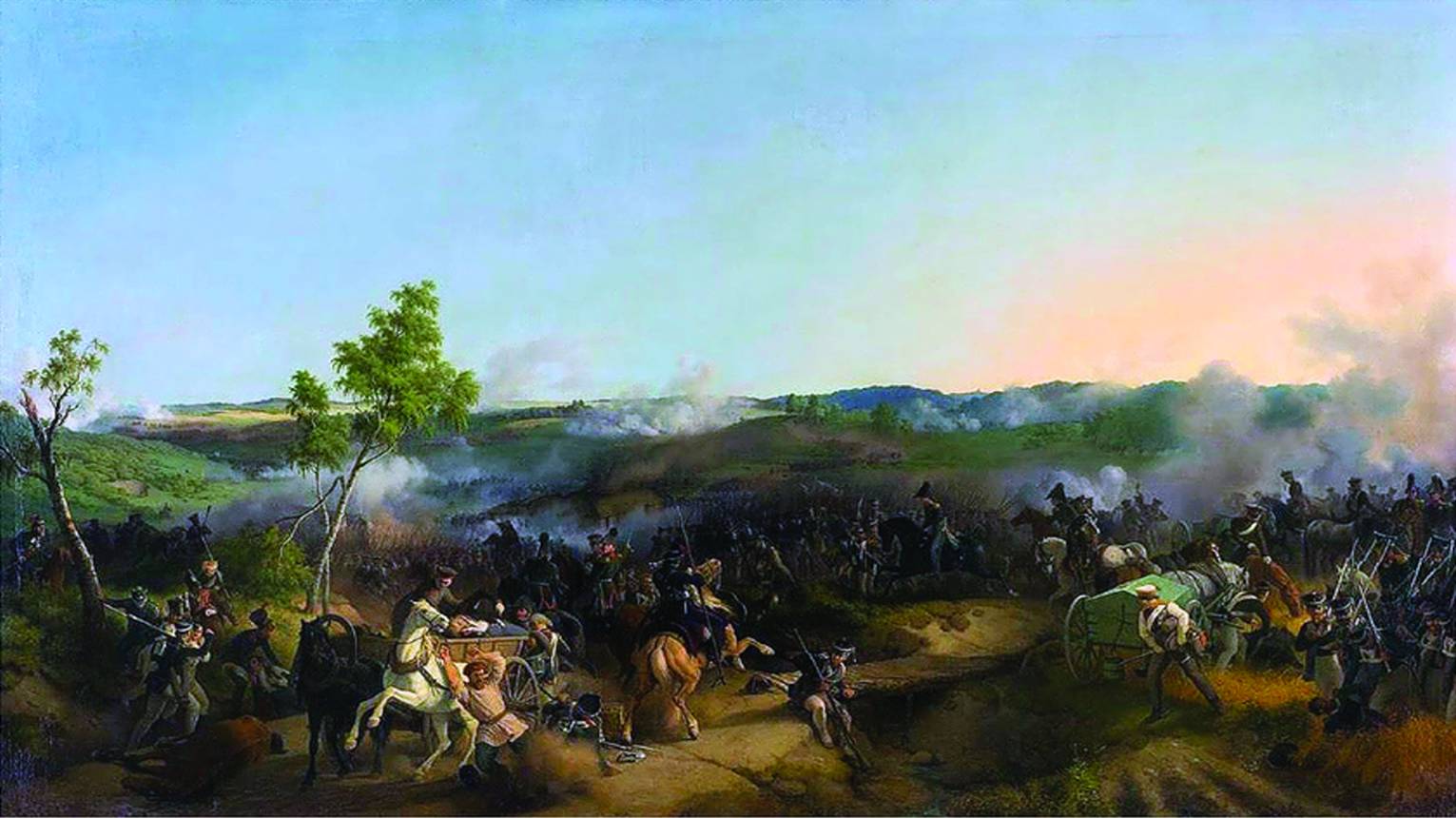 The Battle of Valutino on 19 August 1812 by Peter von Hess