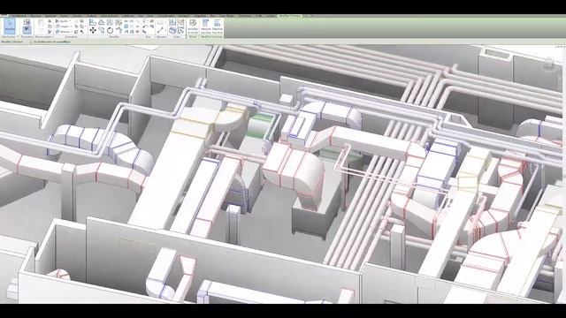 MEP Laser Scan to BIM Revit 3D Model