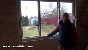 Установка пластикового окна в обсаду _ окосячку в деревянном доме или срубе