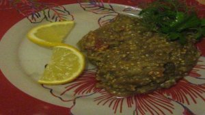 Печенная баклажанная икра