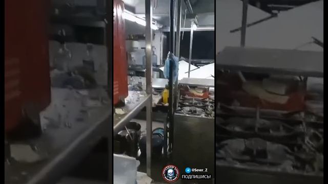 Последствия прилета «Гераней» по целям противника в Харькове