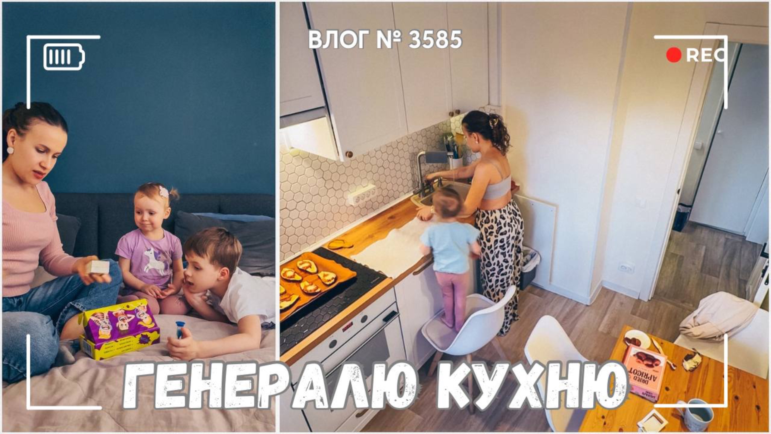 Генеральная уборка на кухне | Играем в настолку |  - ВЛОГ №3585 - 30.04.25