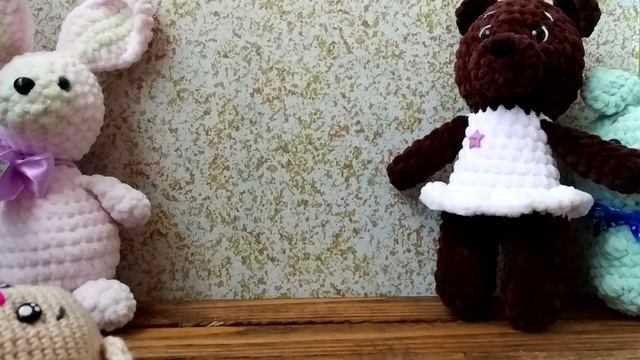 Обзор готовых работ, игрушки по новым схемам #игрушкикрючком #амигурумикрючком