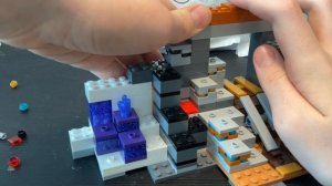 Распаковка  обзор Лего набора Minecraft 21263