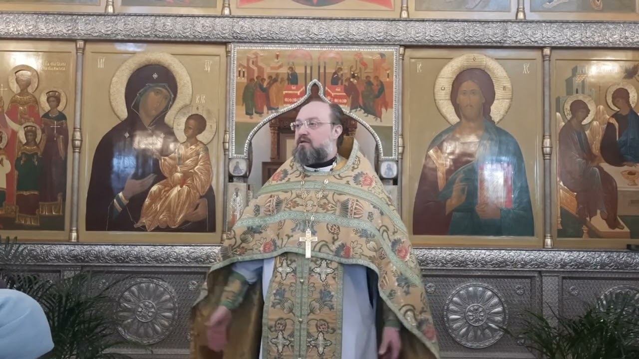 Прощеное воскресение. Воспоминание Адамова изгнания. Воскресная проповедь.