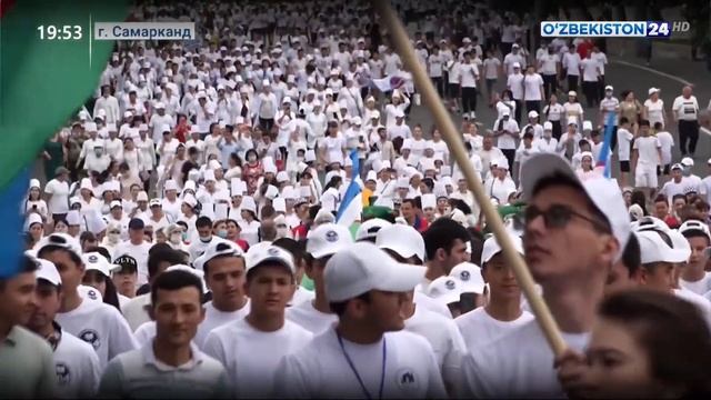 Фестиваль молодёжи в Самарканде «Молодежь Нового Узбекистана, объединяйтесь!» смотреть онлайн