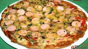 Быстрая пицца на сковороде