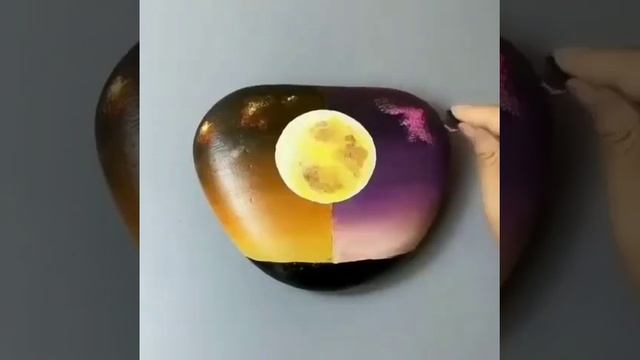 нереально красивый рисунок на камне