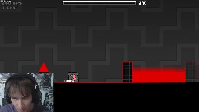 Я ПРОШЁЛ Fire Temple!!! МОЙ ПЕРВЫЙ HARD демон Geometry Dash