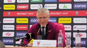 Спартак - Торпедо | Ларионов:Атанасов, Конюшков, Артамонов, Силаев - это будущее российского хоккея