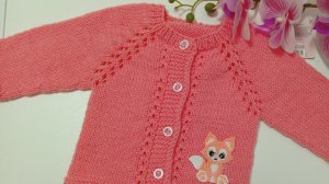 Вяжем вместе детскую кофточку