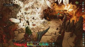 Как собрать артефакты на паучиху Broodmother или Мегатерий против паучихи ARK Ascended