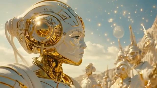 Golden Ascension : Dawn of Synthetic Souls | AI Generated Video 247