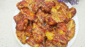 Хрустящие,вкусные куриные крылышки!