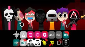 Incredibox Sprunki - Кальмары (Нормальный/Ужас)