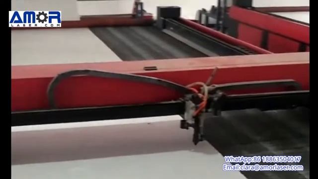 Filter cloth laser cutting machine for filter press/ Cutting Filter Cloth смотреть онлайн