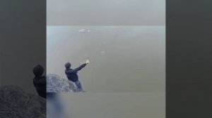 Рыбалка на хапуги, техника заброса по открытой воде!