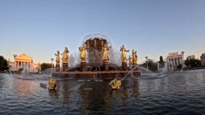 Москва. ВДНХ Таймлапс