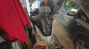 Запускаю Скутер ГЭЛАКСИ на СТАРОМ АКБ..