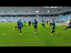 Пари НН - Сочи, 29.10.23 | Разминка футболистов Пари НН перед матчем | Дом спорта НН
