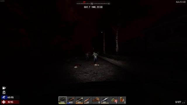 7 Days To Die 16.4 (Ультра Хардкор) 25% Loot, Always Run, INSAINE, 1 ЖИЗНЬ (#3)