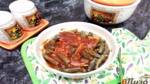 Запеченные овощи с кетчупом