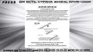 ДЕНОНСИРОВАН С[30.04.2025]30.12.1899 План мероприятий по инкорпорации правовых актов СССР и РСФСР