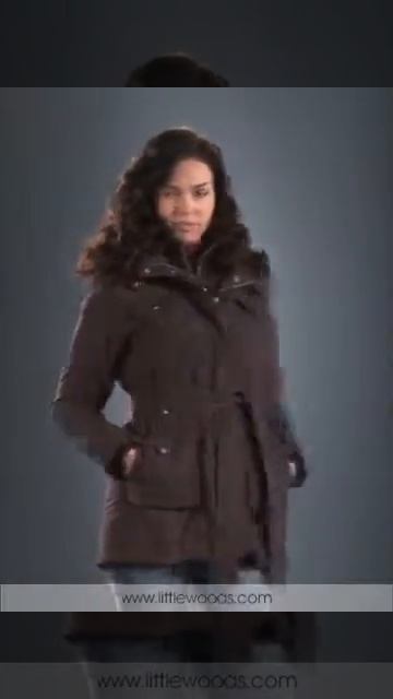 South - Belted padded coat смотреть онлайн