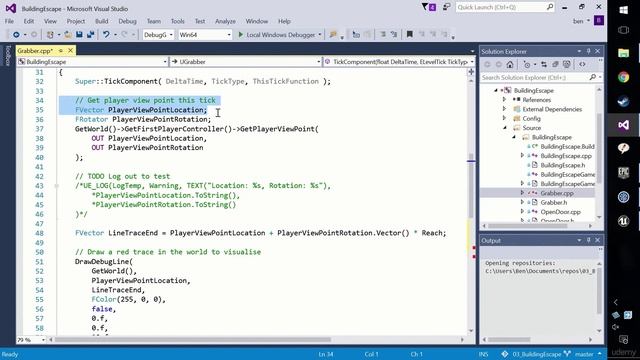 [Udemy UE4 C++] 076 LineTraceSingleByObjectType смотреть онлайн