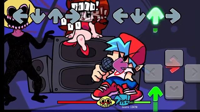 играю в фрайд найт фанки прохажу лемона демона на телефоне