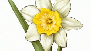 Рисунок нарцисс