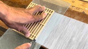 Изготовление демонстрационного экрана сёдзи, для показа чашек, мастер Масао