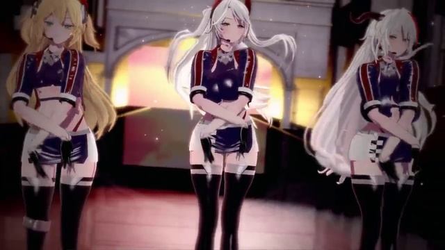 Just for imagine 7 | レースクイーンオイゲン・ヒッパー・エーギル・アウグストで【STELLAR - MARIONETTE】【MMD_アズールレーン_AzurLane_KKVMD】
