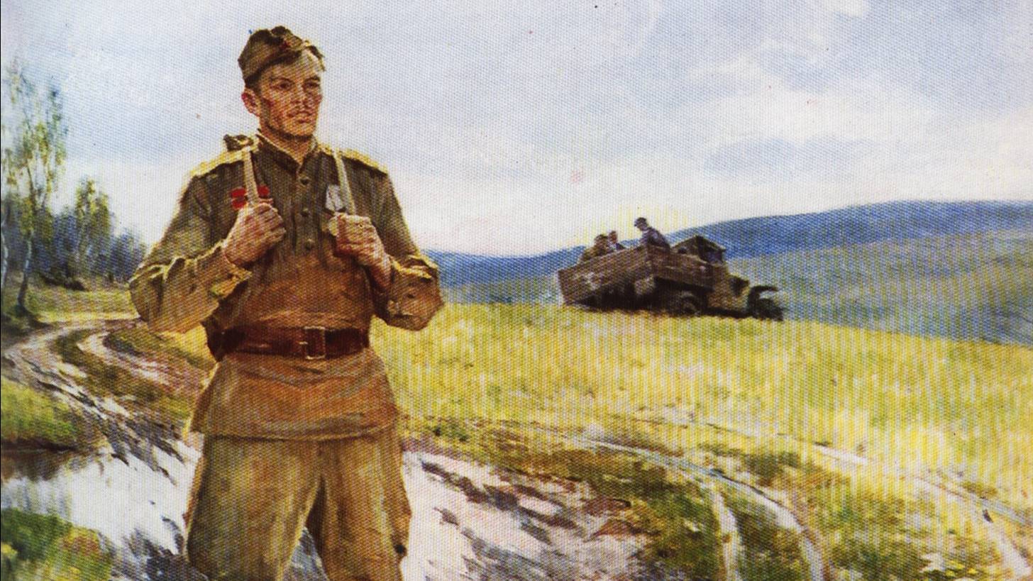 "Возвращался солдат домой". Текст: Людмила Ломаева. Музыка и исполнение песни: Марат Кадырметов.