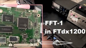 Установка модуля FFT-1 в трансивер FTdx1200