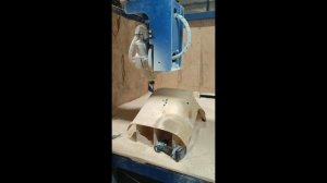 изготовление мебели из фанеры на 5ти осевом фрезерном станке с ЧПУ с поворотным шпинделем