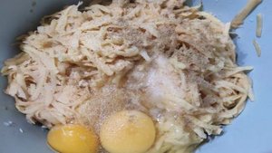 Картофельные драники с шампиньонами