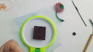 Брошь Гербера часть1.2