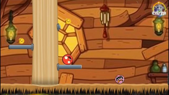 ШАР ПРЕВРАТИЛСЯ В ЗОМБИ НОВЫЙ КРАСНЫЙ ШАРИК 4 ПОДЗЕМНЫЕ ХОДЫ RED BALL 4 Volume 5 INTO THE CAVE