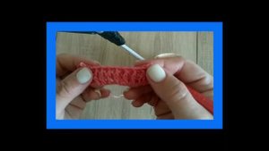 Английская резинка крючком