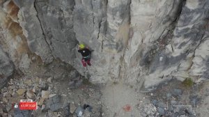 Светлана Хлебникова. Скалолазание на  Дюкинских карьерах.