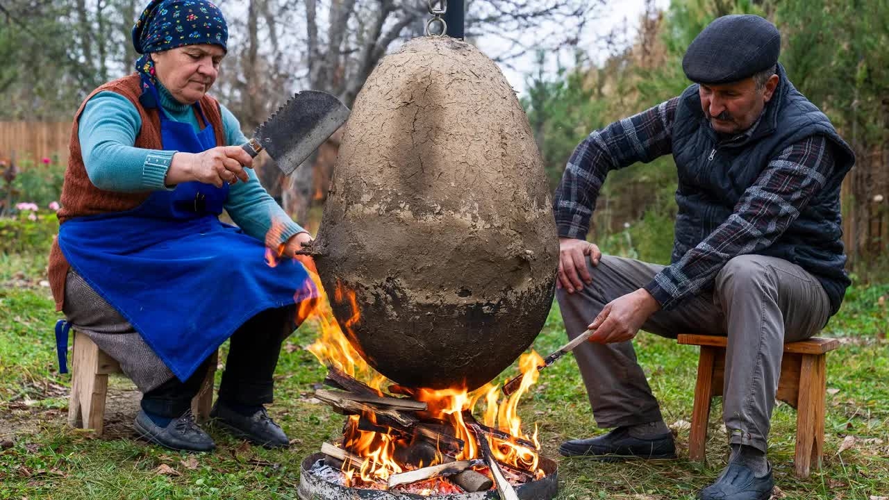 Приготовление Ягненка в Яйце ДРАКОНА
