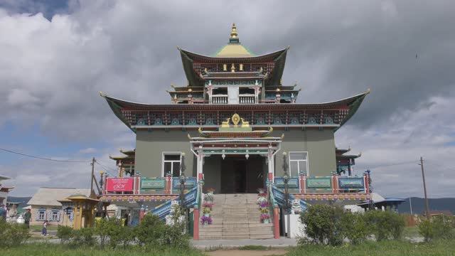 Бурятия. Иволгинский дацан. Храм Зелёной Тары.