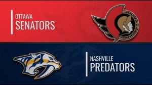 08.12.2024 | Оттава Сенаторз — Нэшвилл Предаторз | Ottawa Senators — Nashville Predators