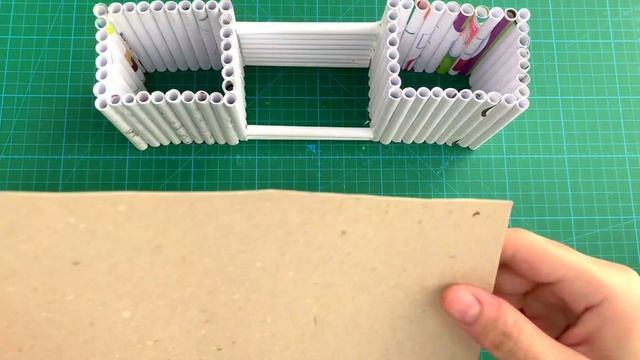 Kağıttan Çok Amaçlı Masaüstü Kalemlik - Paper Decoratif Pen Holder смотреть онлайн