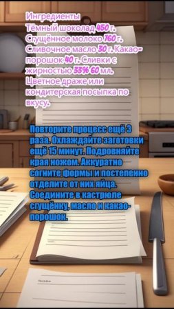 Шоколадные яйца по-бразильски