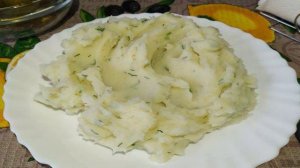 Картофельное пюре с яйцом и укропом