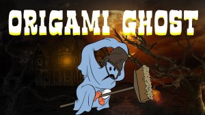 DIY Origami Ghost / Paper Crafts For School/ Halloween Crafts For Kids/Halloween Crafts With Paper