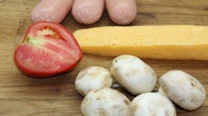 Пицца мясная в рулете