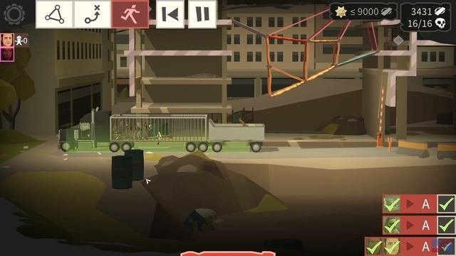 Bridge Constructor The Walking Dead -  Глава 4  миссии 1-8  100% Прохождение!!!